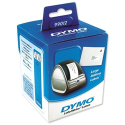 Dymo 99012 White Large Address Labels 89x36mm - www.DiscountTillRolls.ie